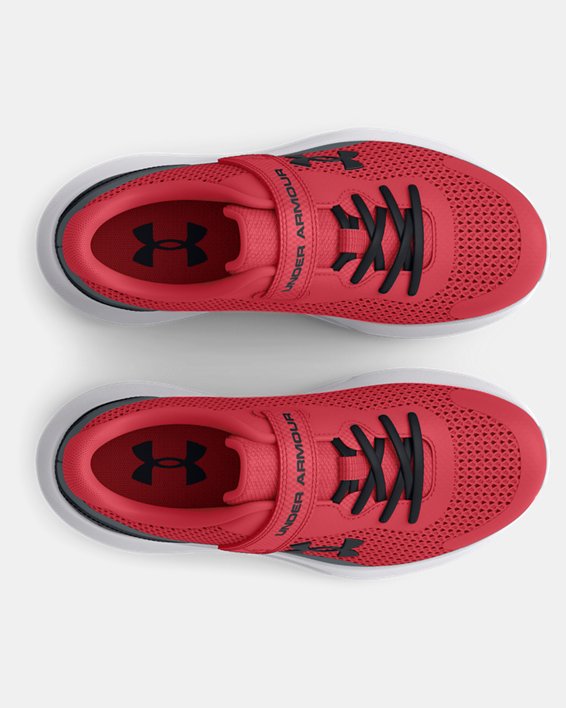 Boys' Pre-School UA Surge 3 AC Running Shoes, Red, pdpMainDesktop image number 2